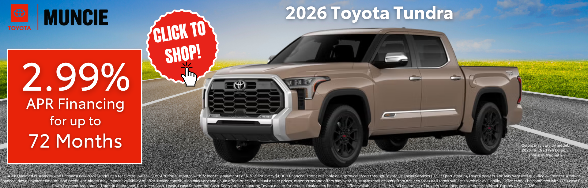 The New Tundra at Toyota of Muncie