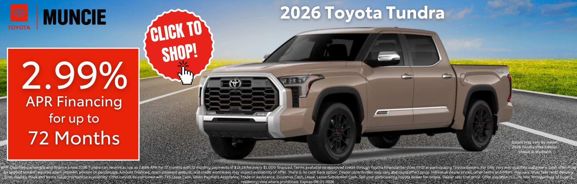 The NEW Tundra at Toyota of Muncie!