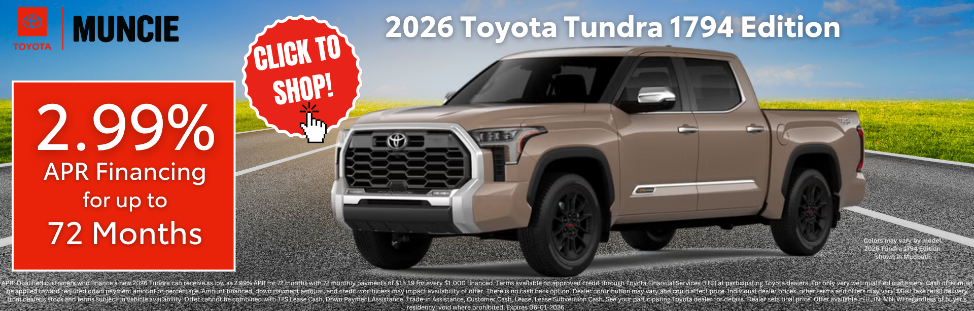 The NEW Tundra at Toyota of Muncie!